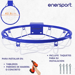 Foto 3 | Aro De Basquetbol Semi Profesional 42.5 Cm - Enersport