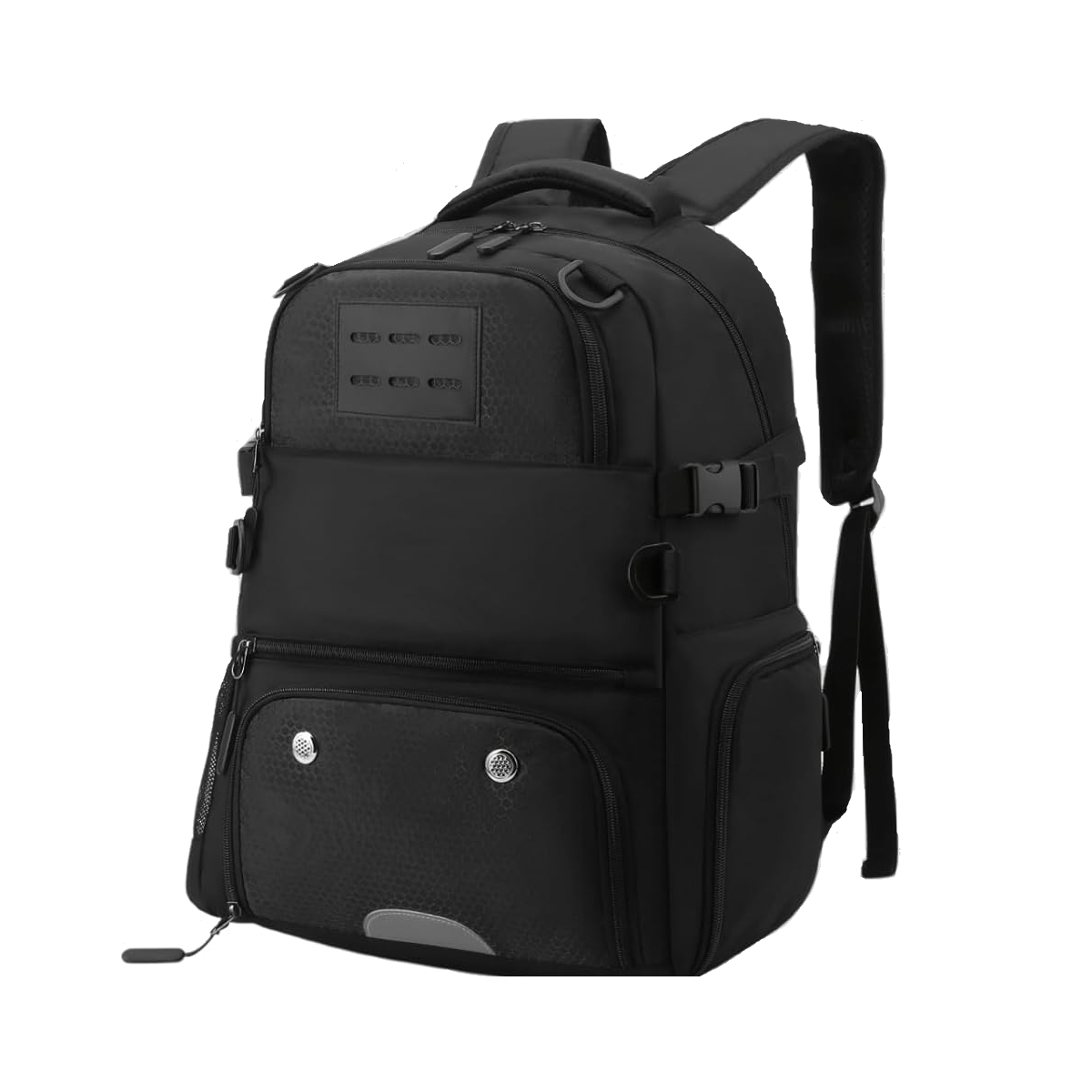 Foto 2 pulgar | Mochila Con Compartimento Para Pelotas Y Zapatos Eo Safe Imports Esi-14495 Negro