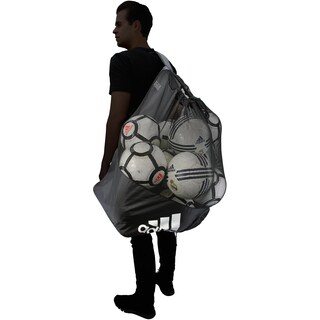 Foto 6 | Bolso Adidas Stadium Negro/blanco Para 12 A 15 Balones Inflados - Venta Internacional.