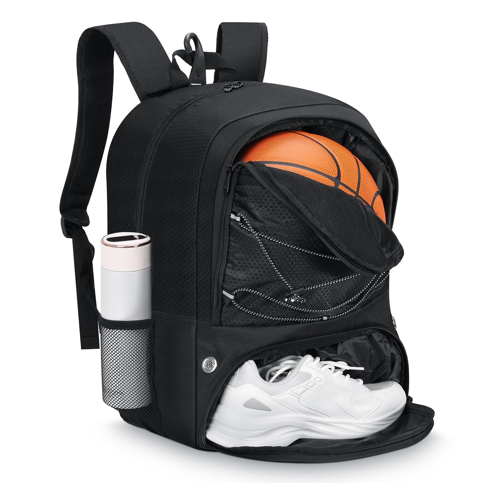 Foto 1 | Bolsa Deportiva Moko, Mochila De Baloncesto, Negra, Resistente Al Agua - Venta Internacional.