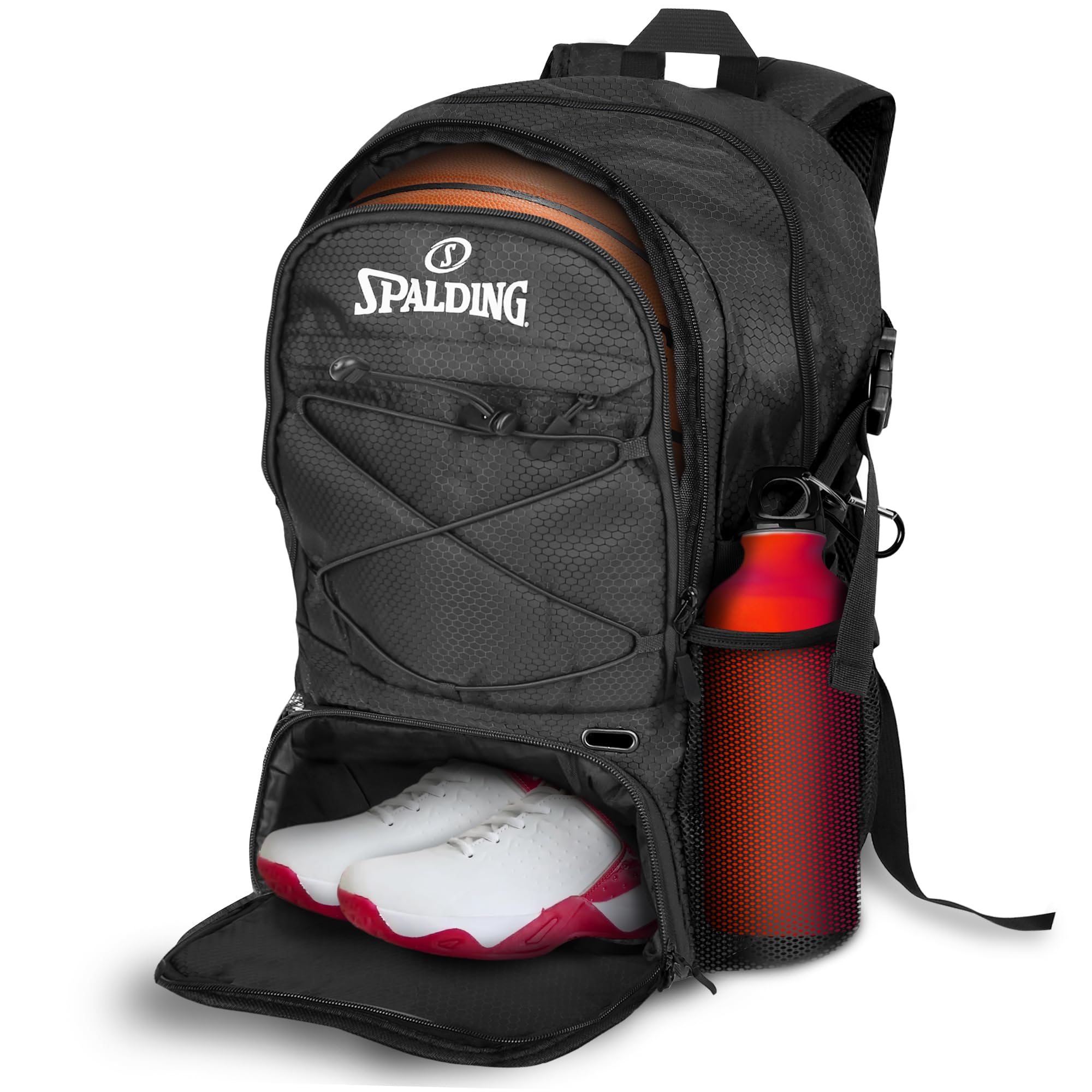Foto 2 pulgar | Mochila de Baloncesto Spalding con Compartimentos para Pelotas y Zapatos - Venta Internacional