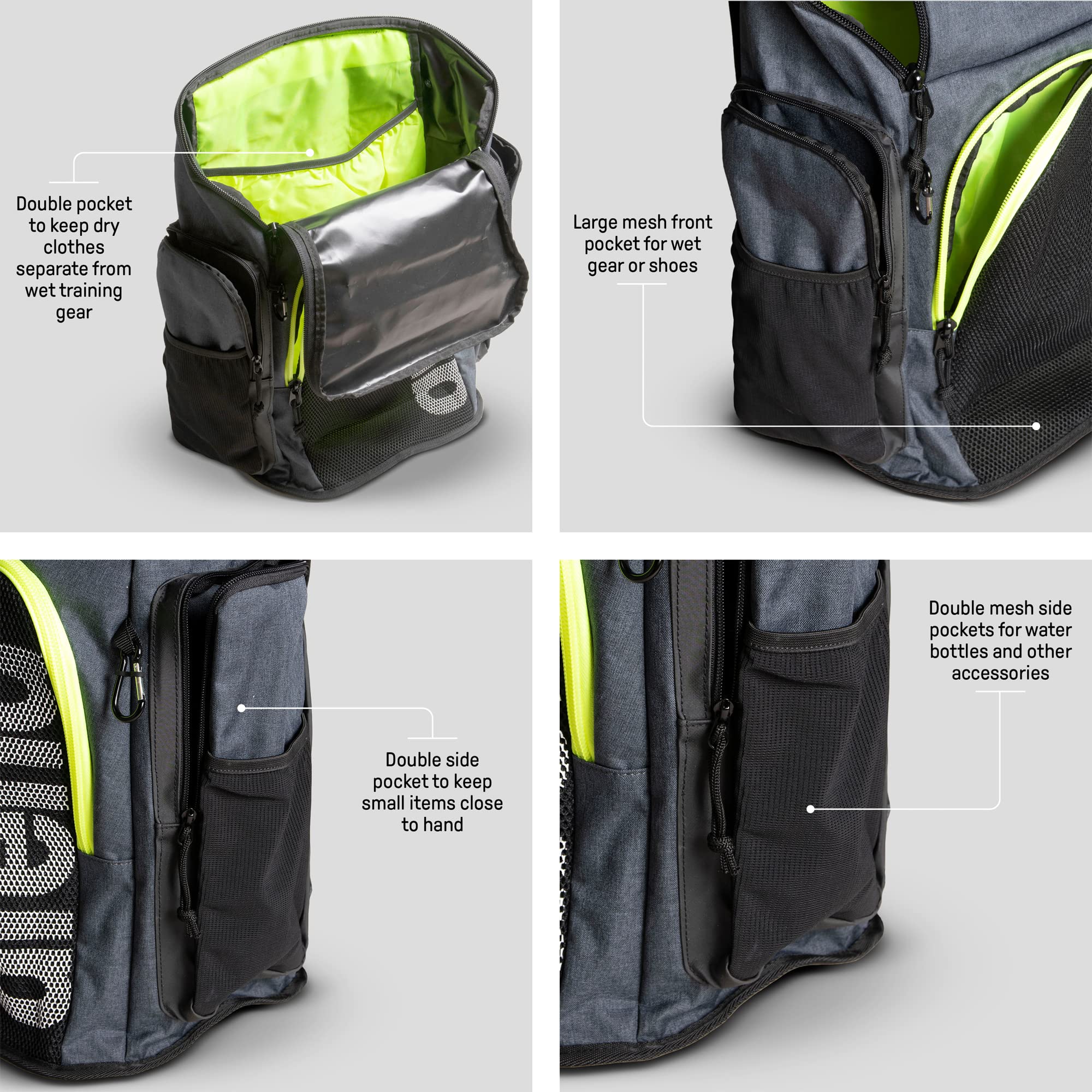 Foto 3 pulgar | Mochila Arena Team 45 Swimming Athlete De 45 L Para Hombre Y Mujer - Venta Internacional.