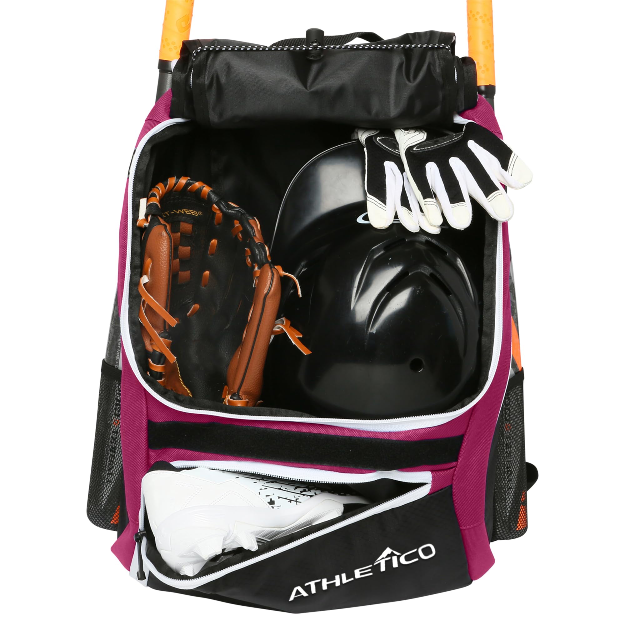 Foto 1 | Bolsa Para Bates De Béisbol, Mochila Athletico Para Béisbol Y Sóftbol - Venta Internacional.