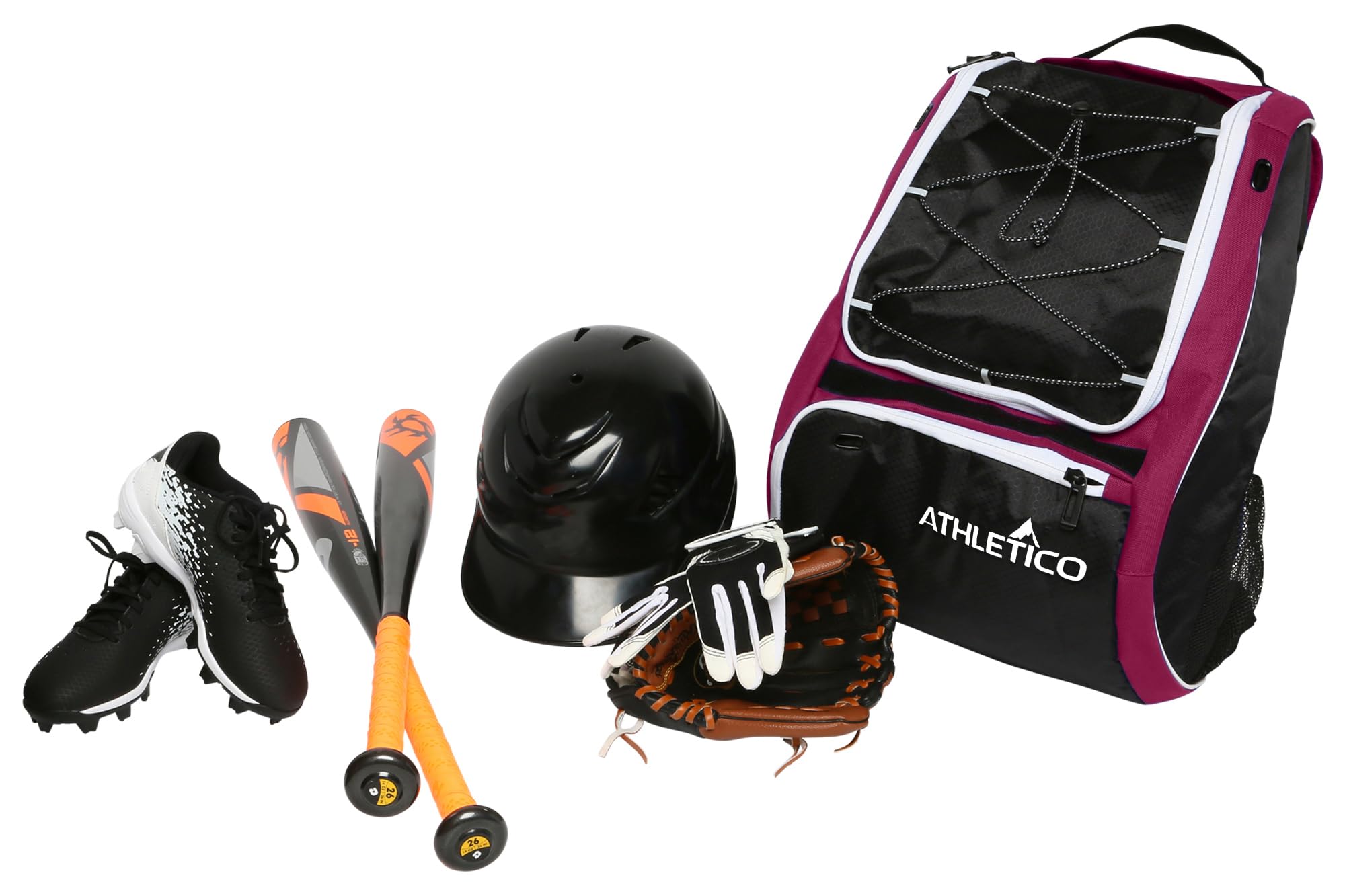 Foto 3 | Bolsa Para Bates De Béisbol, Mochila Athletico Para Béisbol Y Sóftbol - Venta Internacional.