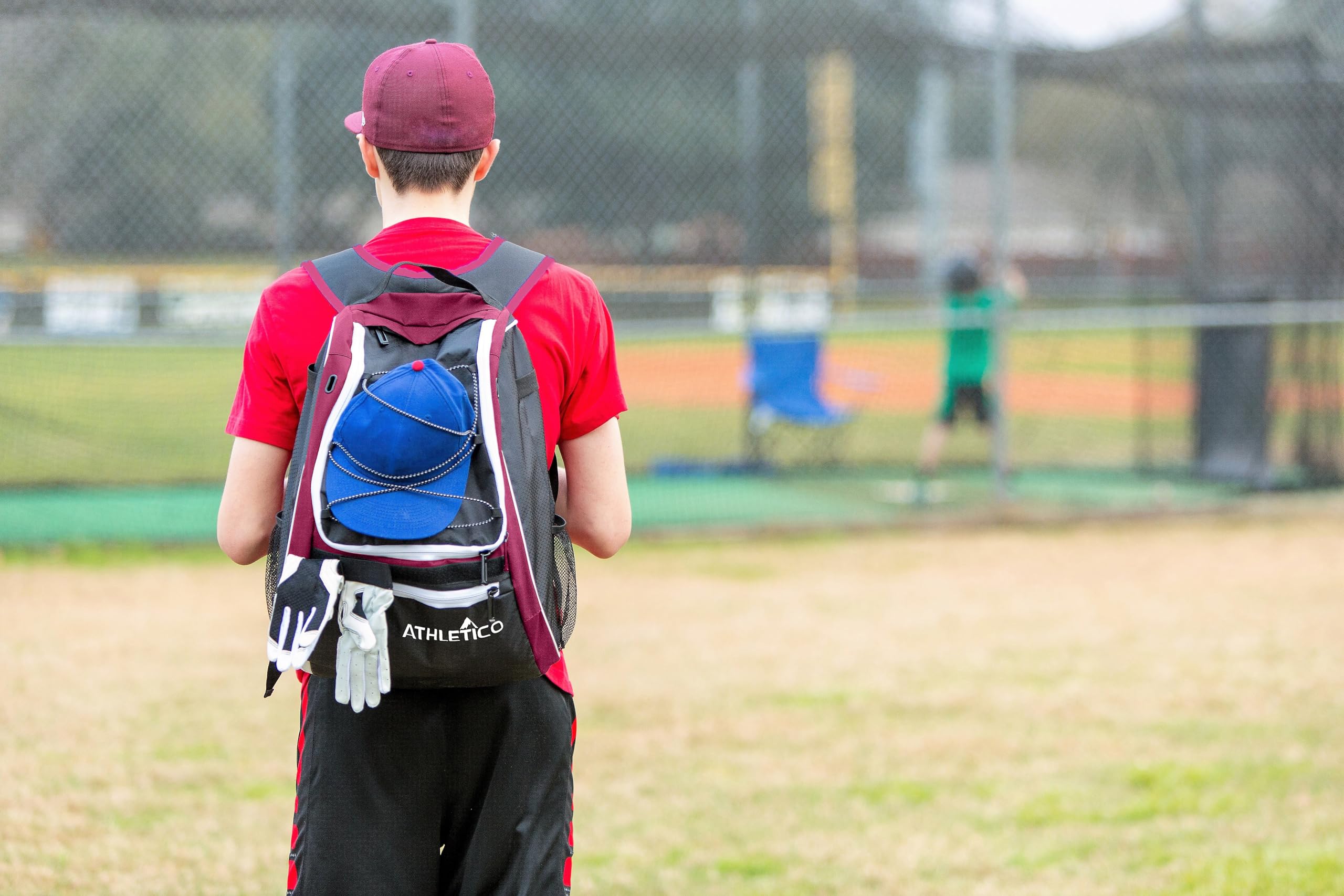 Foto 8 pulgar | Bolsa Para Bates De Béisbol, Mochila Athletico Para Béisbol Y Sóftbol - Venta Internacional.