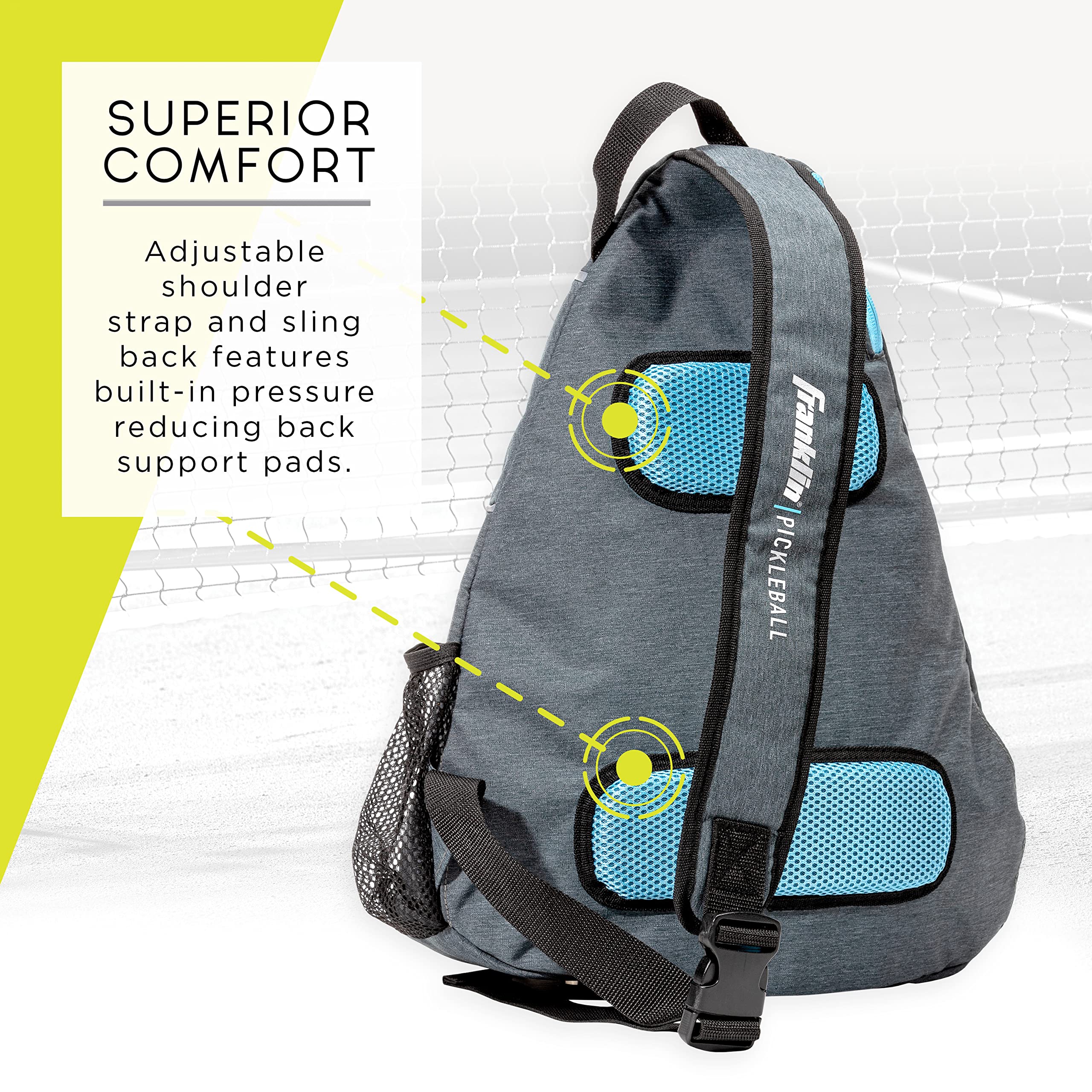 Foto 4 | Bolsa De Pickleball Franklin Sports Sling Backpack Us Open - Venta Internacional.