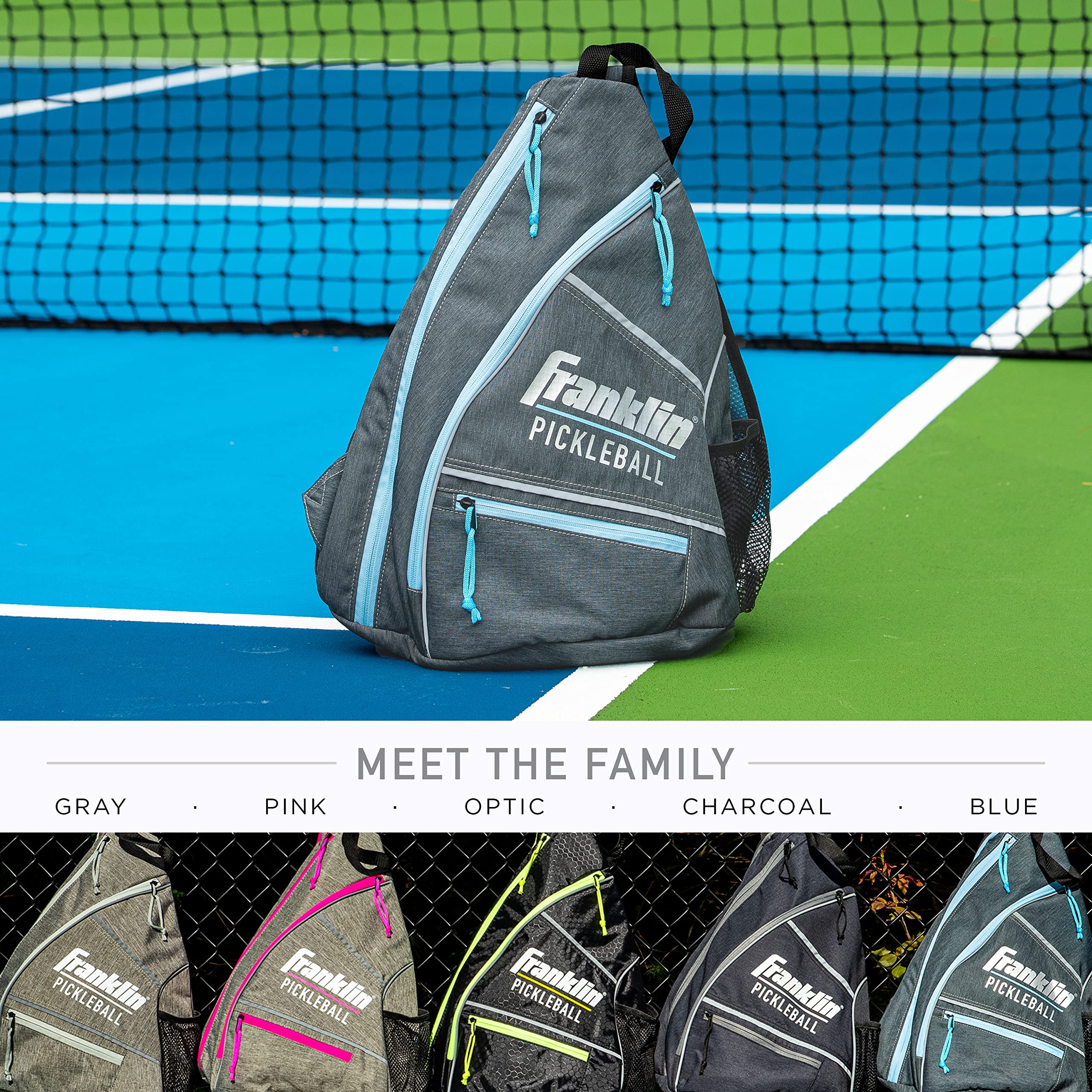 Foto 6 | Bolsa De Pickleball Franklin Sports Sling Backpack Us Open - Venta Internacional.