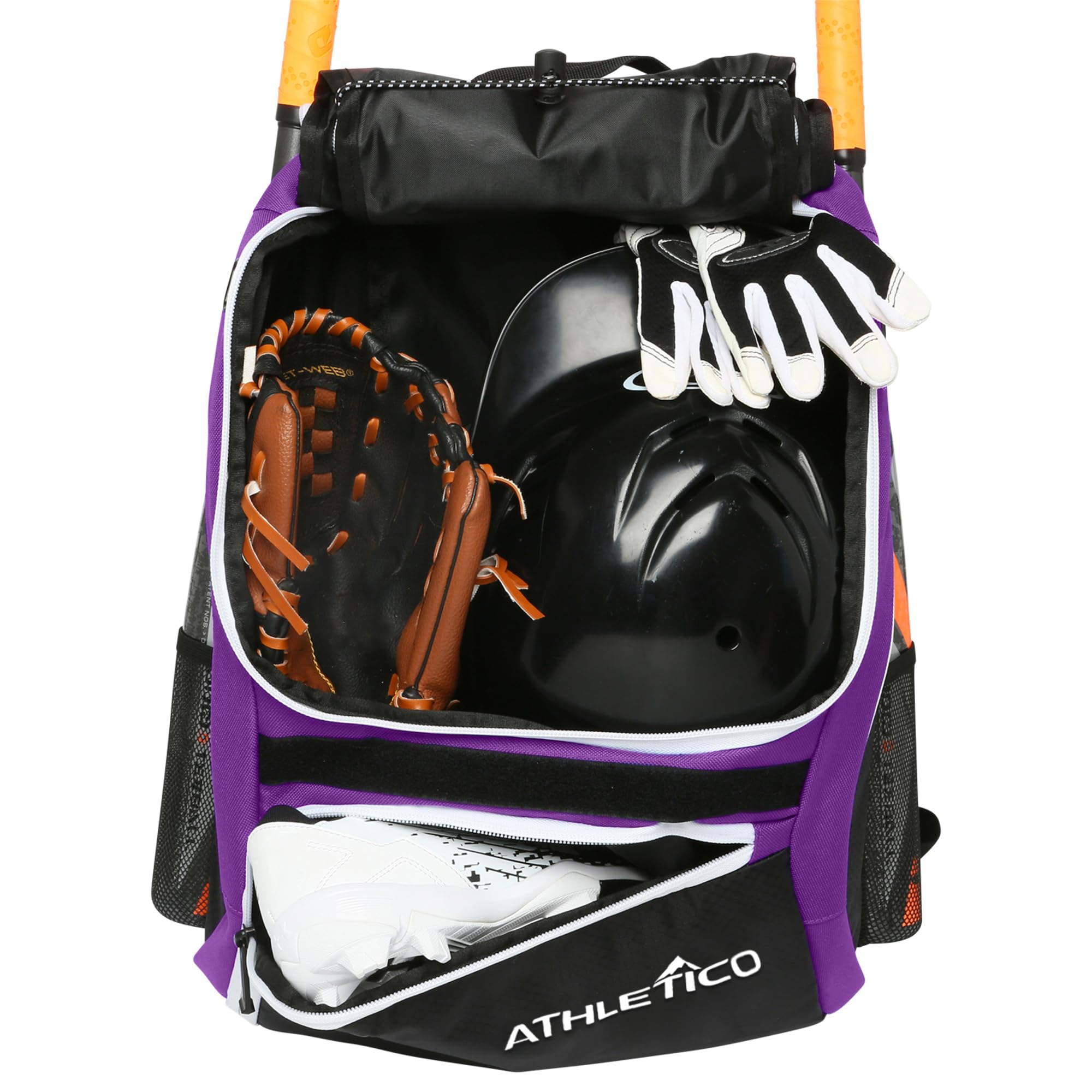 Foto 2 pulgar | Bolsa Para Bates De Béisbol, Mochila Athletico Para Béisbol, Baloncesto Y Sóftbol - Venta Internacional.