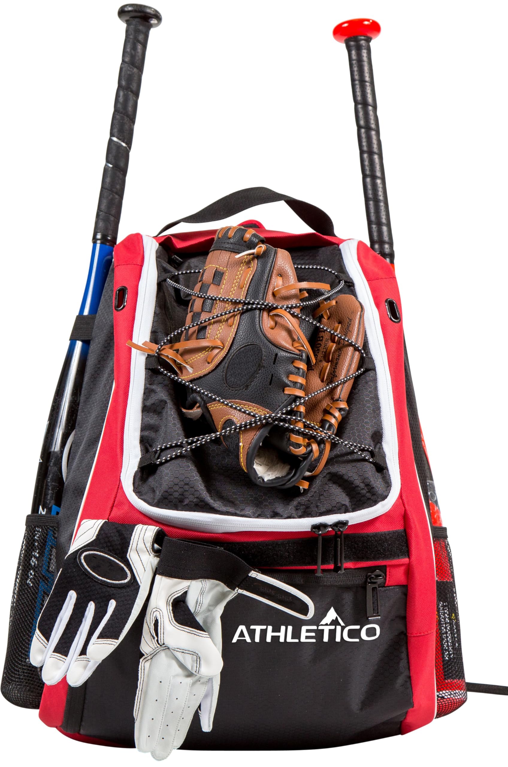 Foto 3 pulgar | Bolsa Para Bates De Béisbol, Mochila Athletico Para Béisbol, Baloncesto Y Sóftbol - Venta Internacional.