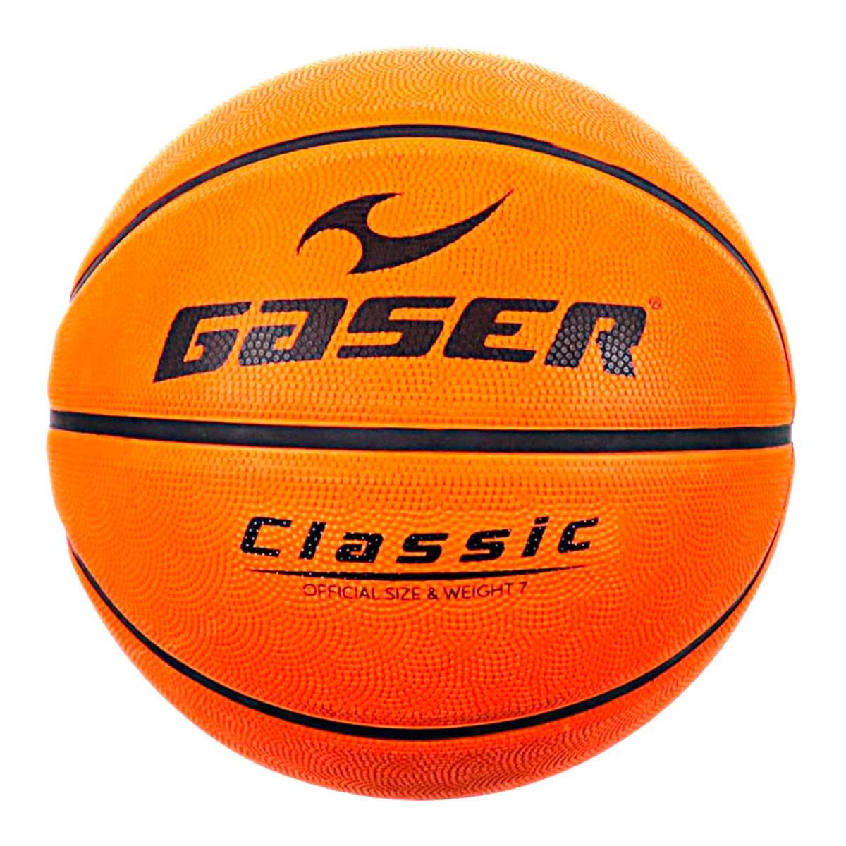 Balón Basquetbol Original Gaser No. 7 Classic Profesional Anaranjado