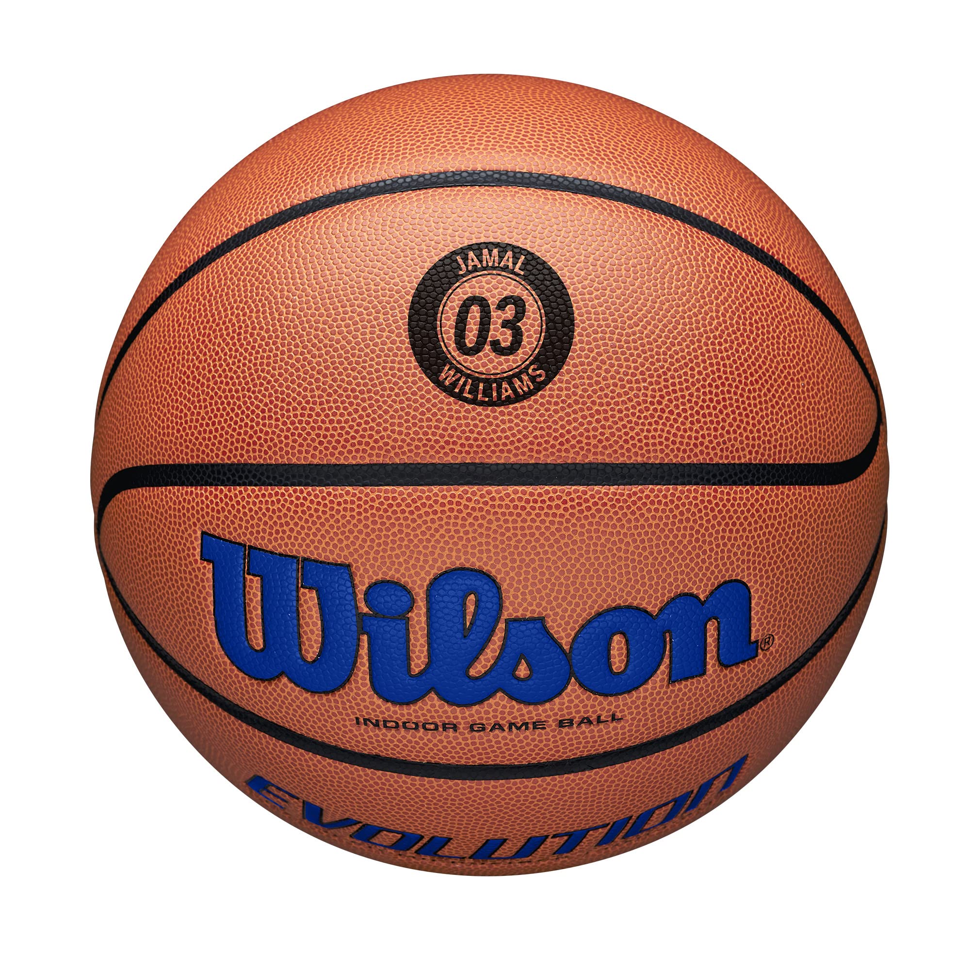 Foto 8 pulgar | Balón De Baloncesto Wilson Evolution Royal, Talla 7, 29,5 - Venta Internacional.