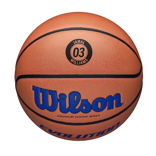 Foto 7 | Balón De Baloncesto Wilson Evolution Royal, Talla 7, 29,5 - Venta Internacional.