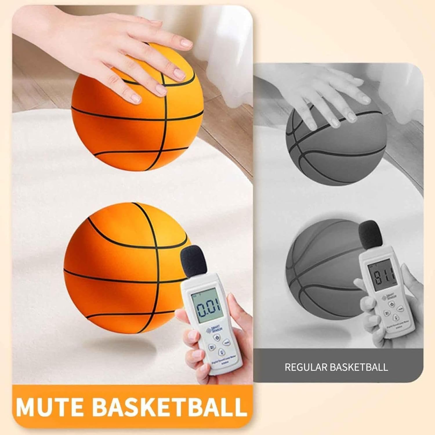 Foto 5 pulgar | Balon de Baloncesto para Interiores 2025 Num 7 24 Cm - Venta Internacional