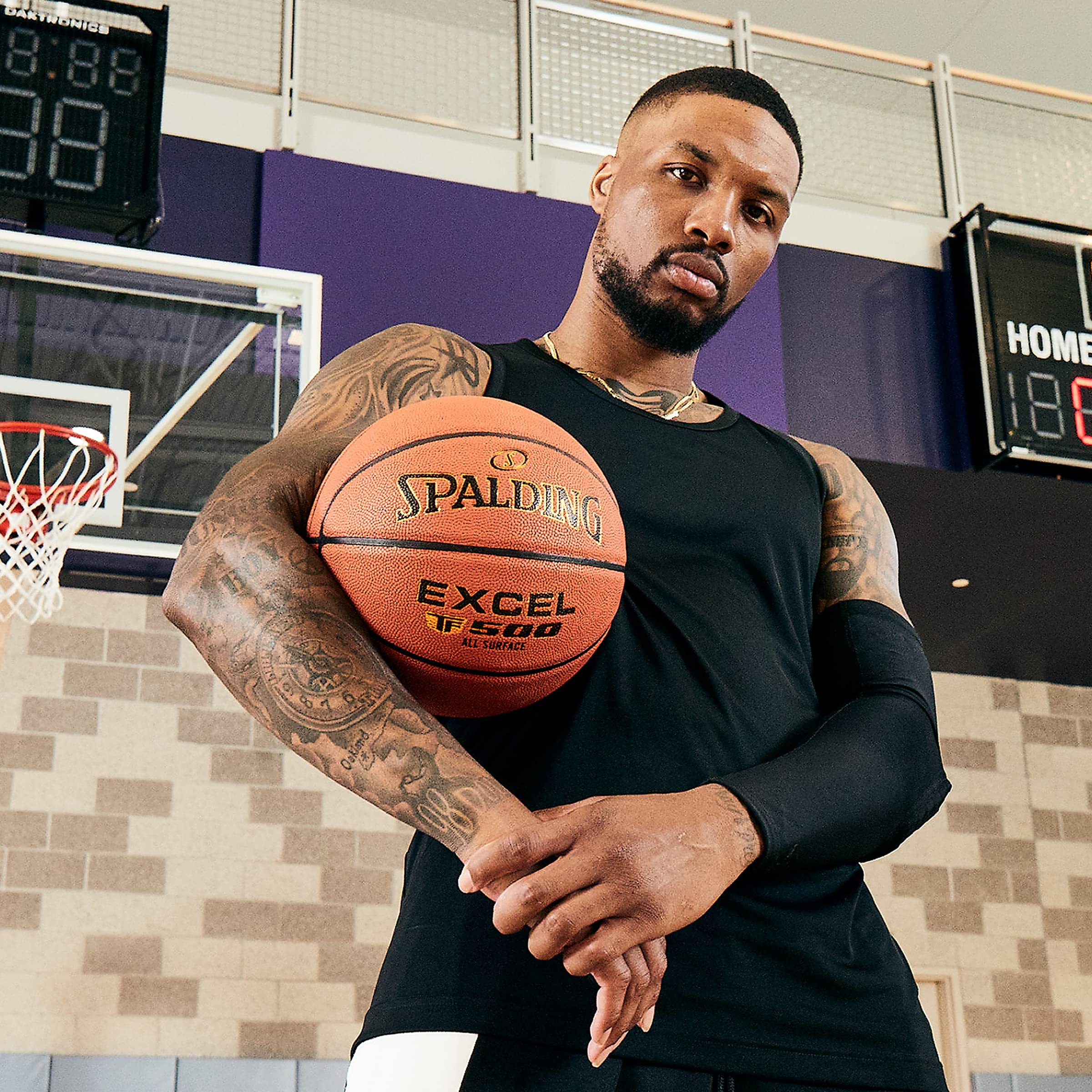Foto 5 | Baloncesto Spalding Excel Tf-500 Para Interiores Y Exteriores De 28,5 Cm - Venta Internacional.