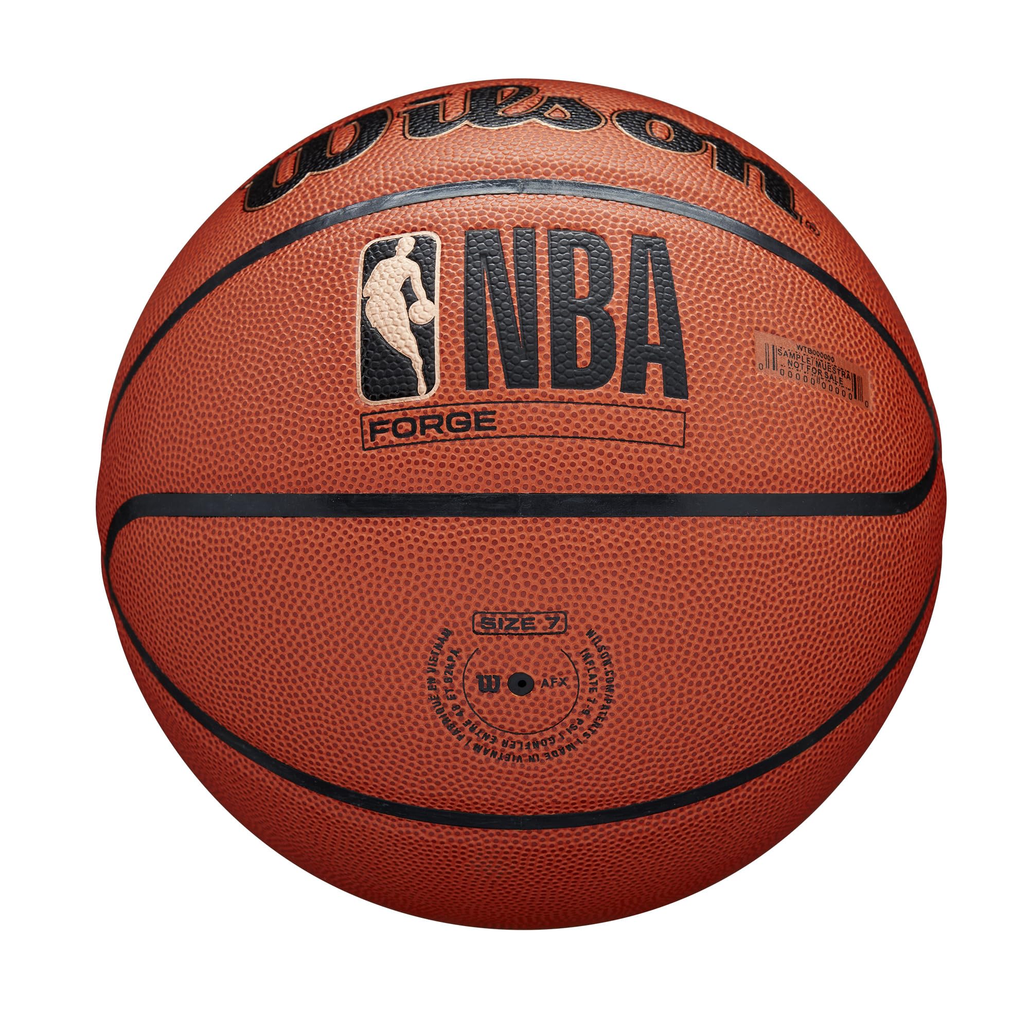 Foto 7 pulgar | Baloncesto Wilson Nba Forge Para Interiores Y Exteriores, Color Marrón, Talla 6 - Venta Internacional.