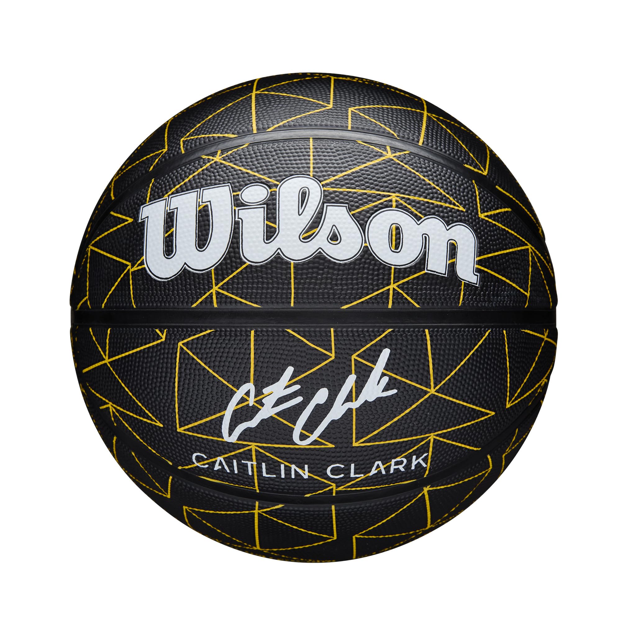 Foto 2 pulgar | Baloncesto Wilson Caitlin Clark Repetition Negro/amarillo Sz 7 - Venta Internacional.