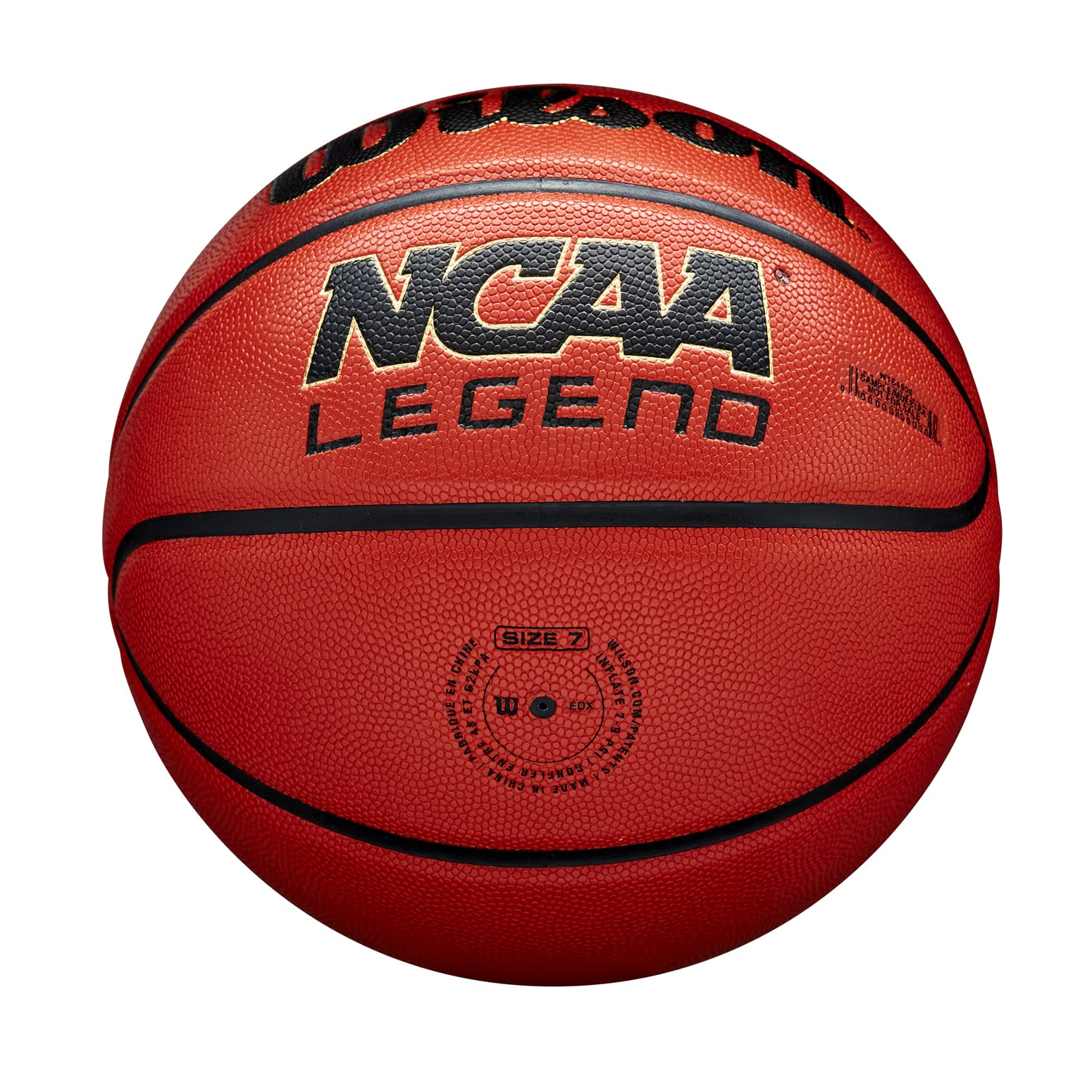 Foto 7 pulgar | Baloncesto Wilson Ncaa Legend Talla 5 27.5 Naranja/negro - Venta Internacional.