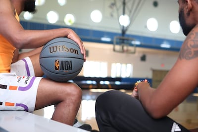 Foto 4 | Baloncesto Wilson Nba Forge Series Para Interiores Y Exteriores, Talla 7 - Venta Internacional.