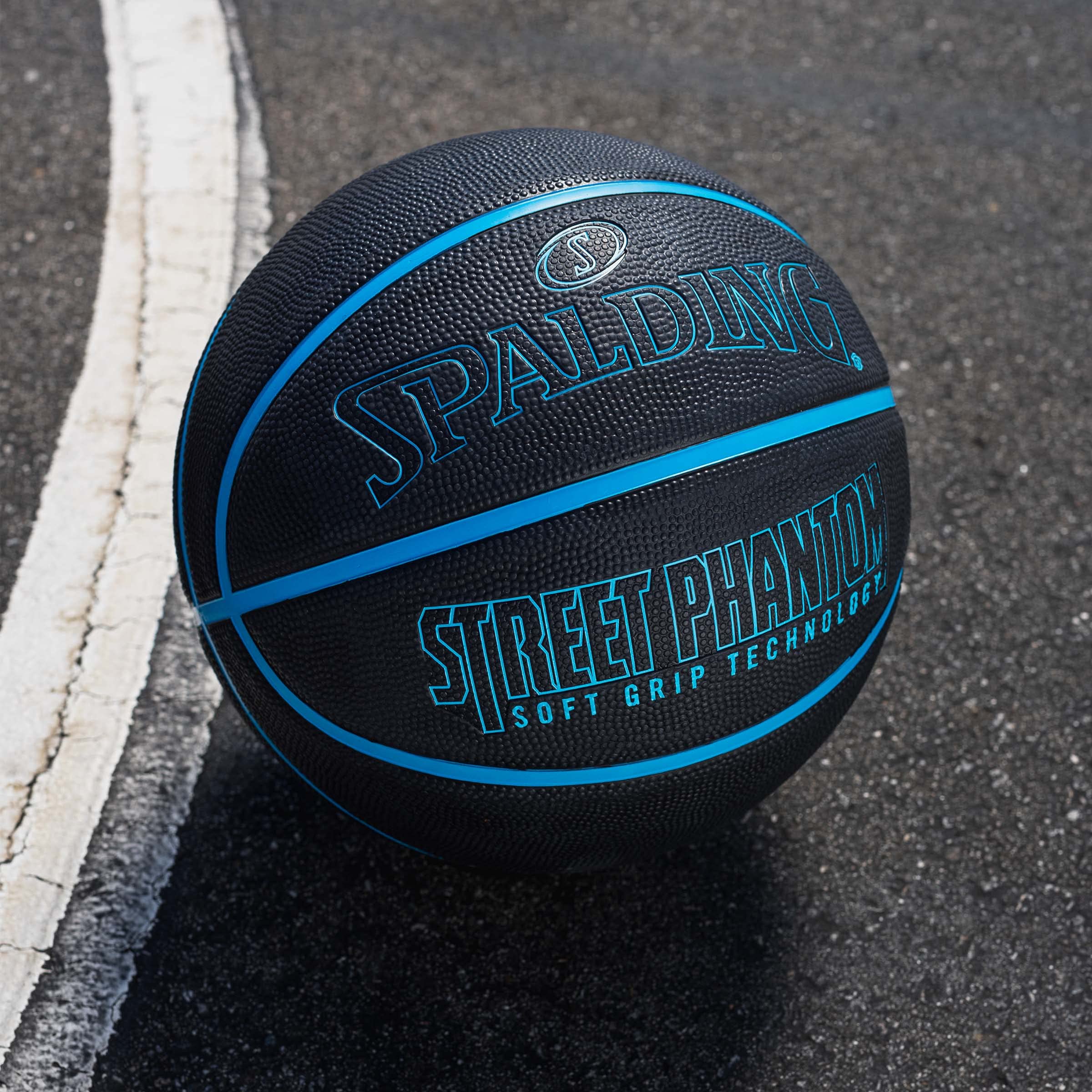 Foto 7 pulgar | Baloncesto Spalding Street Phantom Outdoor Neon Blue 29.5 - Venta Internacional.