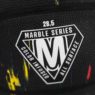 Foto 4 | Baloncesto Spalding Marble Series Para Exteriores, Color Negro, 28,5 Cm - Venta Internacional.