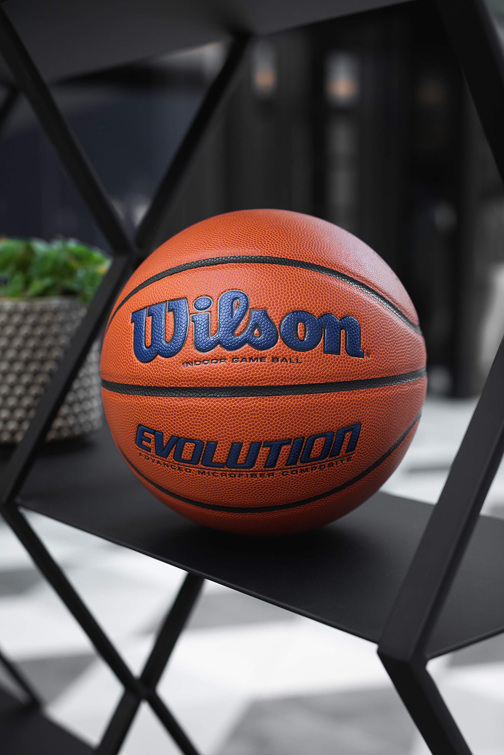 Foto 4 pulgar | Baloncesto Wilson Evolution Indoor Game, Color Azul Marino, Tamaño 7 — 29,5 Cm - Venta Internacional.