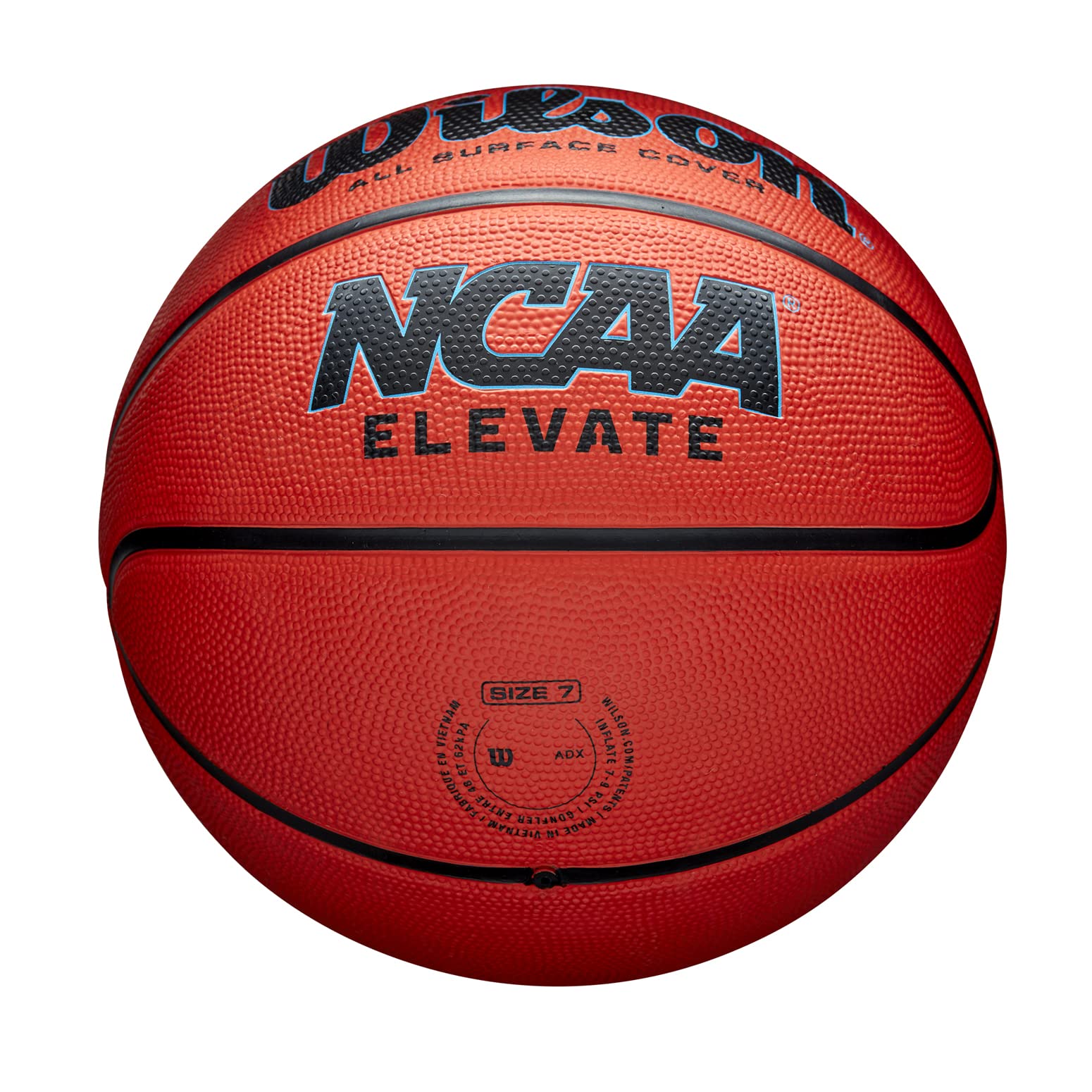 Foto 7 pulgar | Baloncesto Wilson Ncaa Elevate Talla 7-29,5 Naranja - Venta Internacional.
