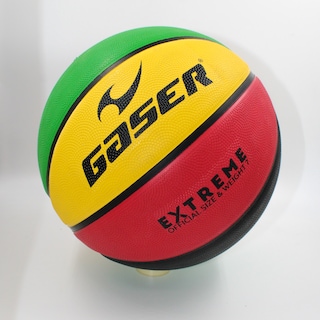 Foto 1 | Balón Basquetbol Gaser Extreme No.7 Amarillo/rojo/verde/negro