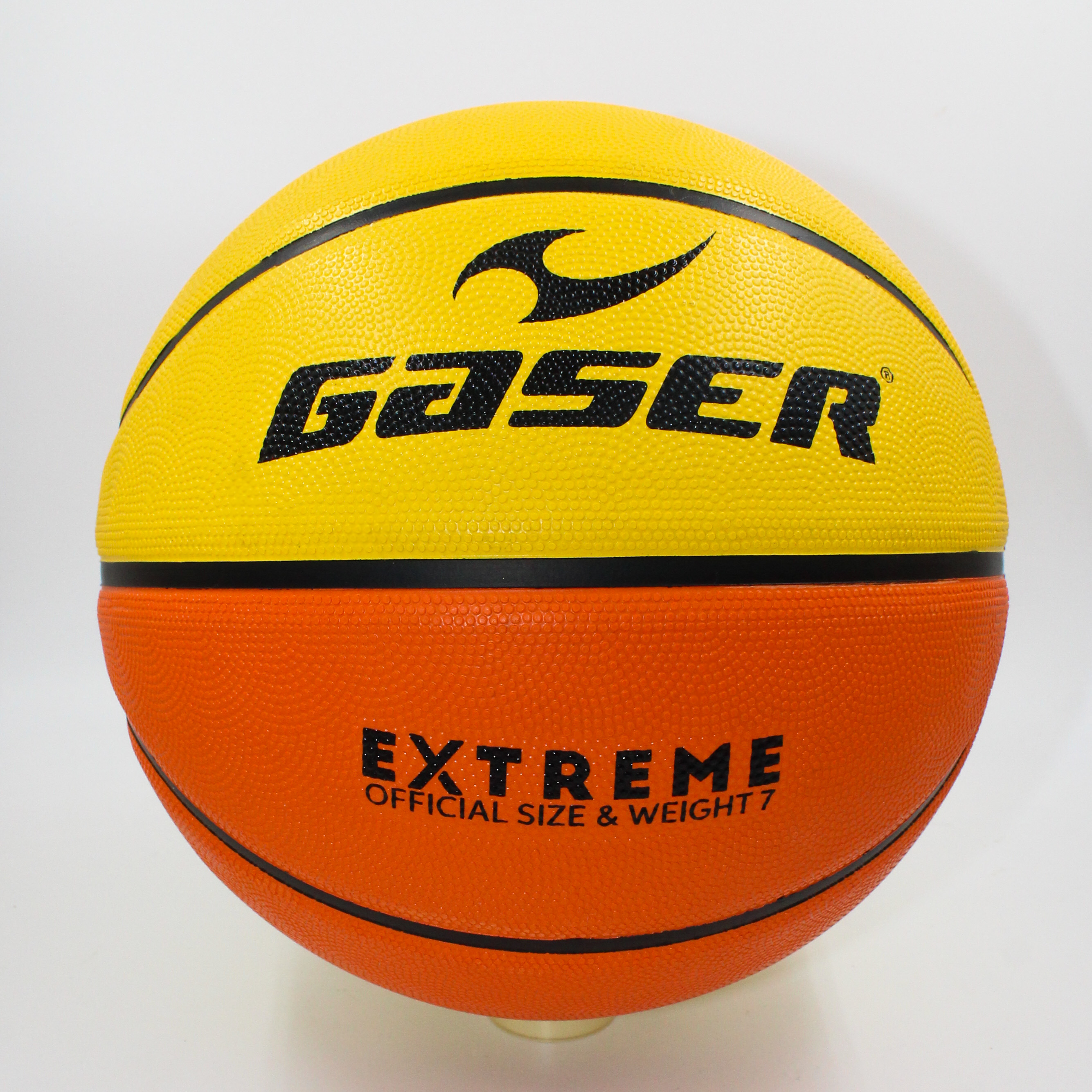 Foto 1 | Balón Basquetbol Gaser Pocket No.3 Naranja/amarillo