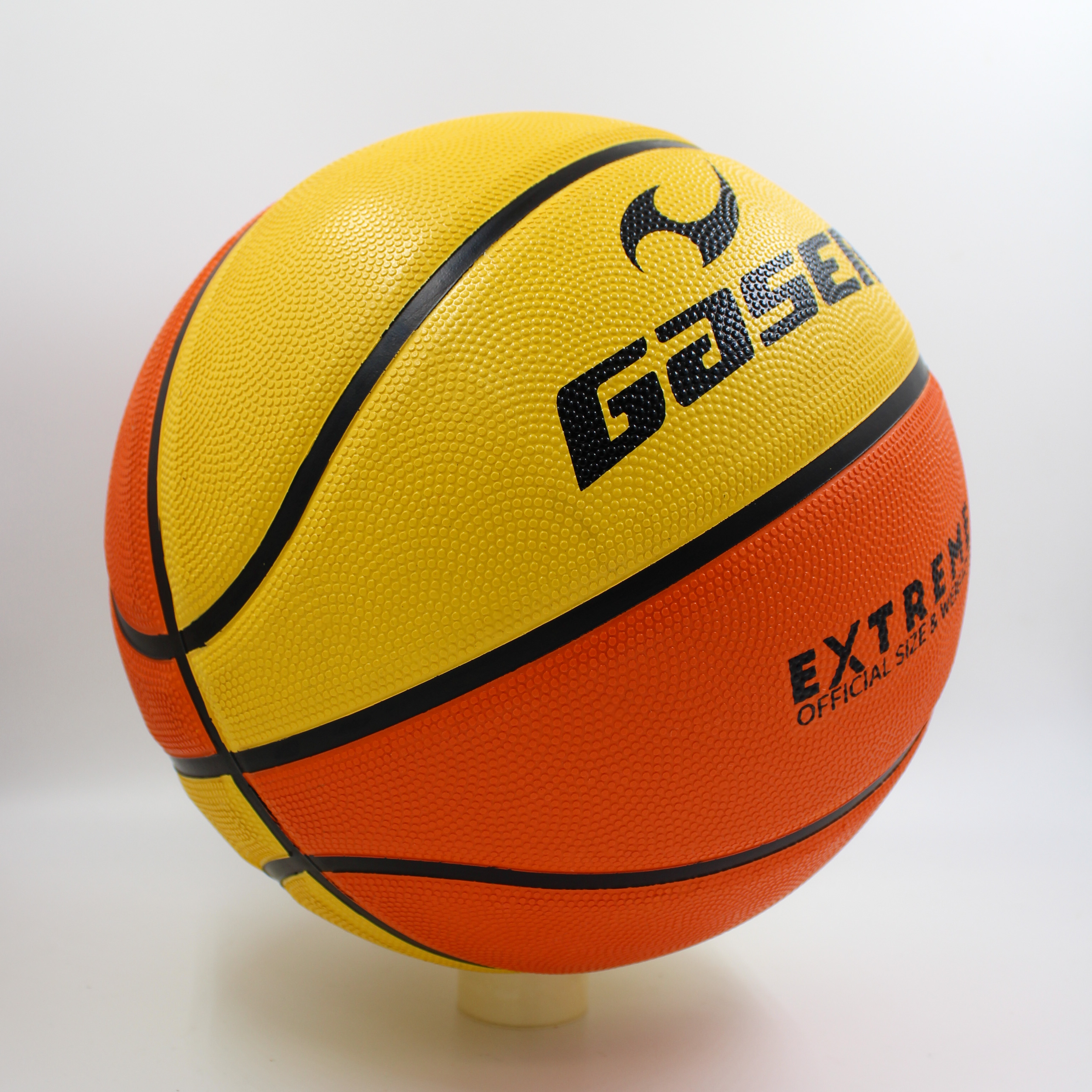 Foto 3 pulgar | Balón Basquetbol Gaser Pocket No.3 Naranja/amarillo