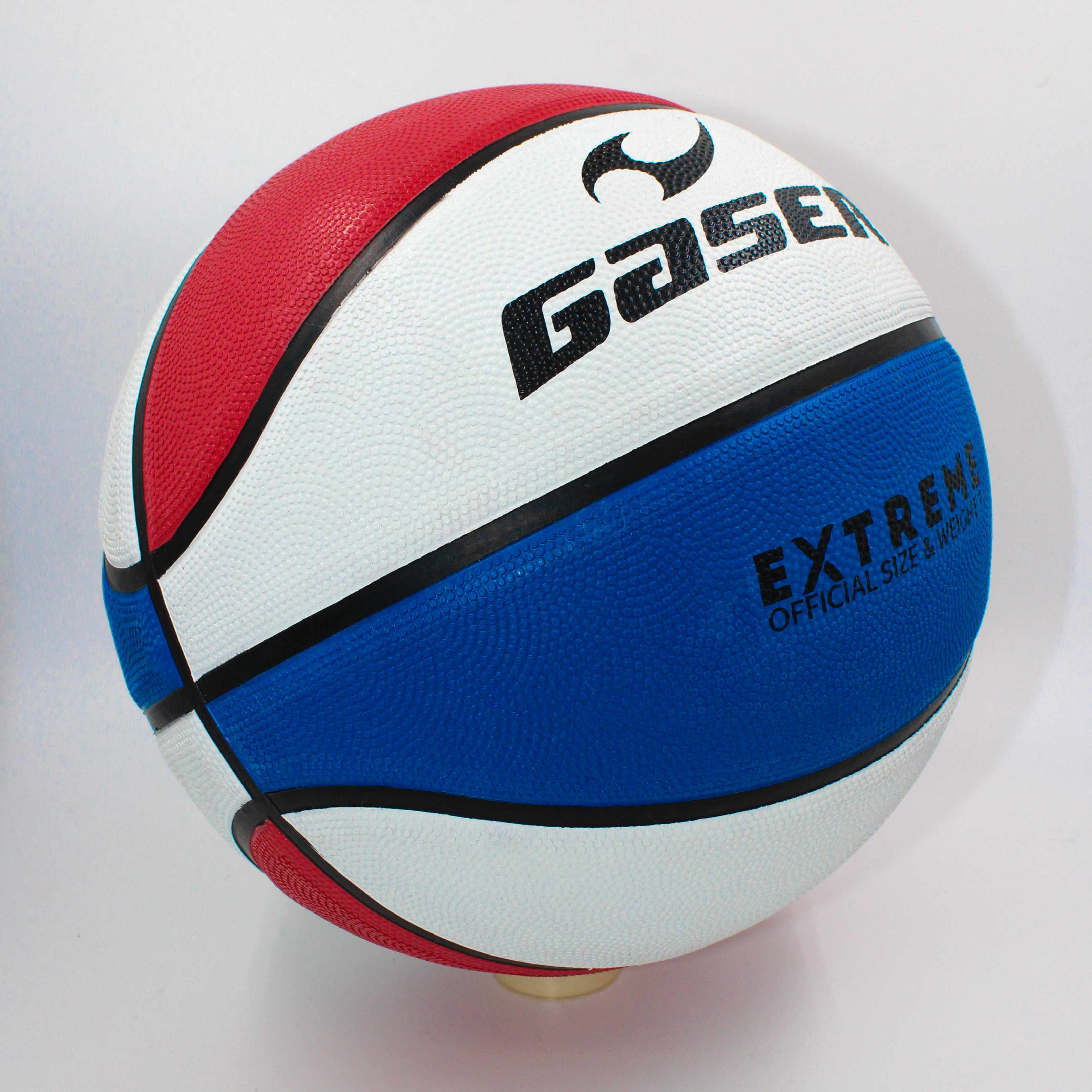 Foto 3 pulgar | Balón Basquetbol Gaser Pocket No.3 Azul/blanco/rojo