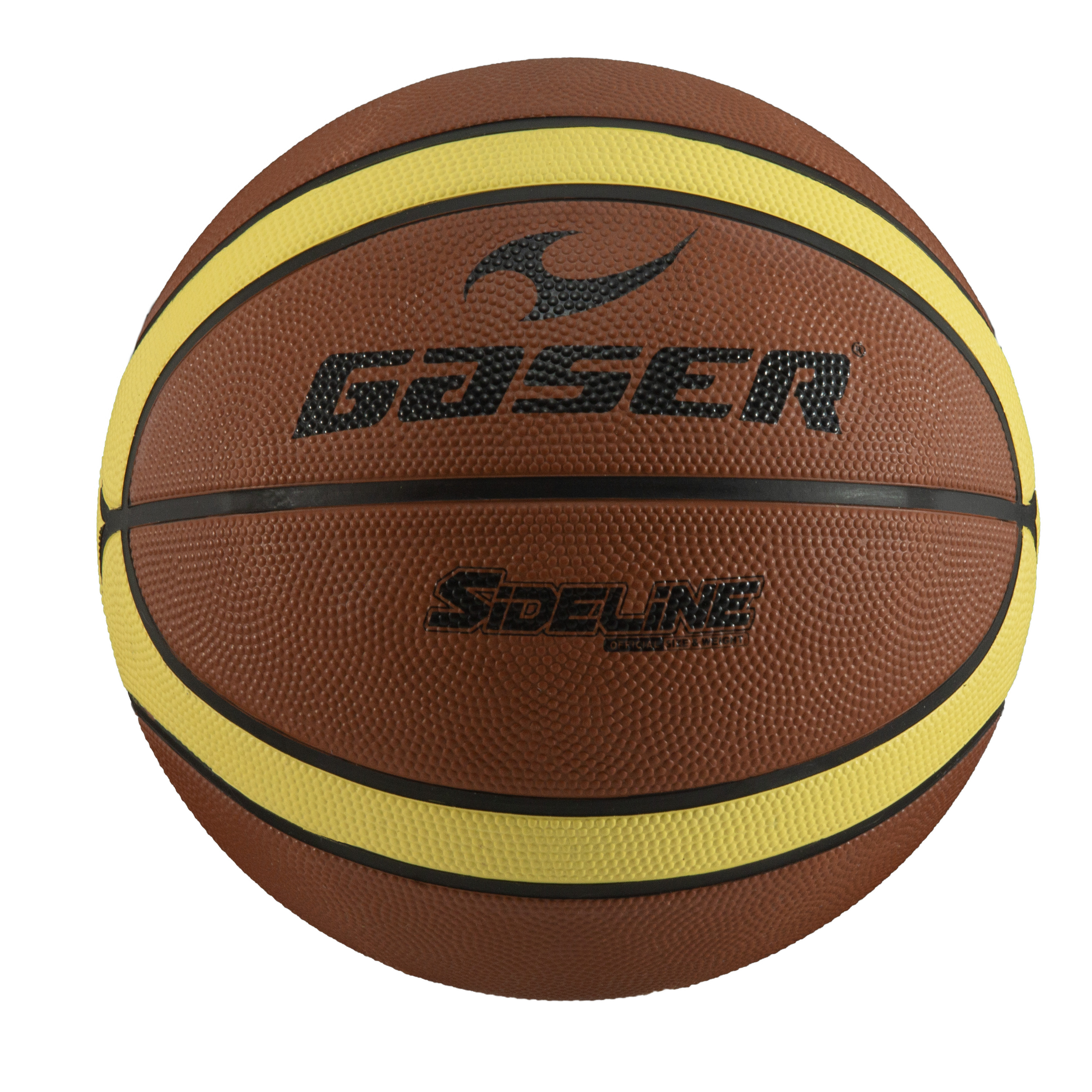 Foto 1 | Balón Basquetbol Gaser Sideline No.7 Café/amarillo