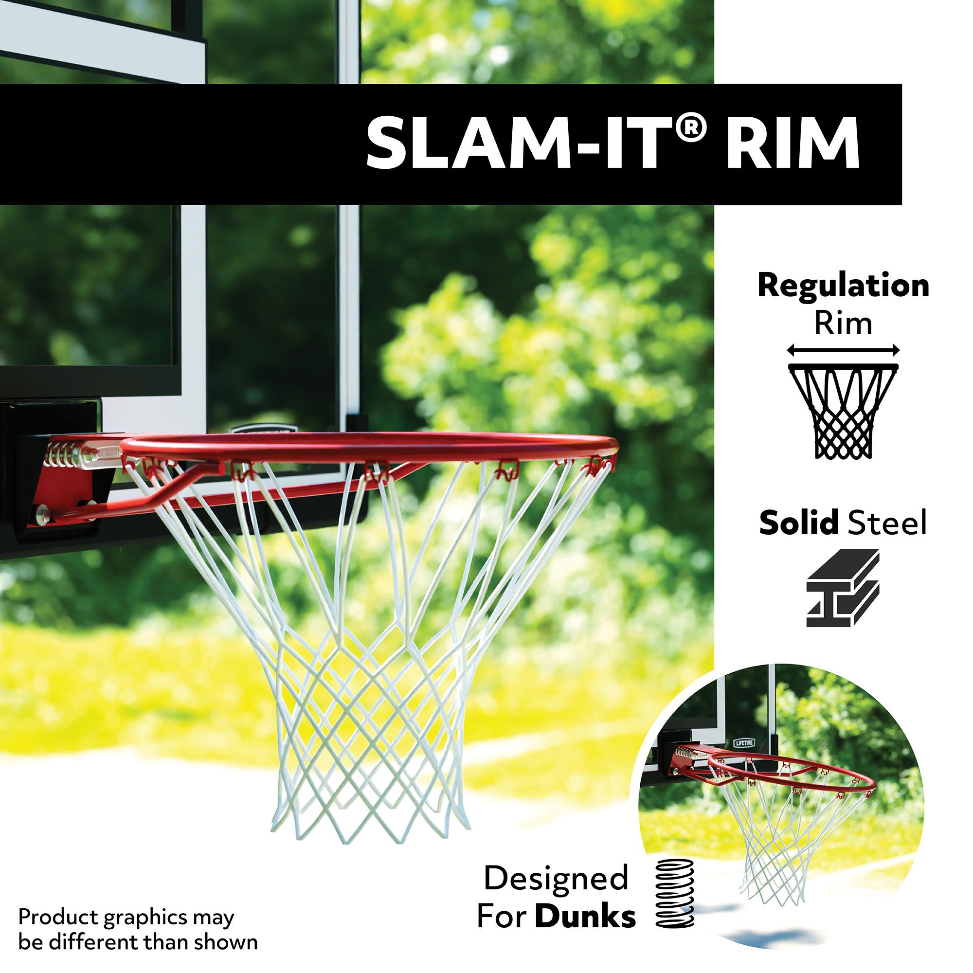 Foto 3 | Tablero De Basquetbol In-ground De 50 Pulgadas Lifetime