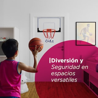 Foto 2 | Mini Canasta Basquetbol 18x12 Para Interior Puerta Niños