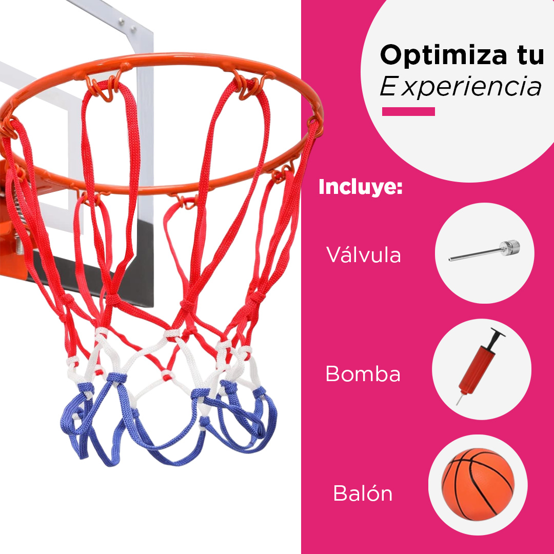 Foto 3 | Mini Canasta Basquetbol 18x12 Para Interior Puerta Niños