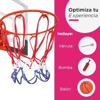 Foto 3 | Mini Canasta Basquetbol 18x12 Para Interior Puerta Niños