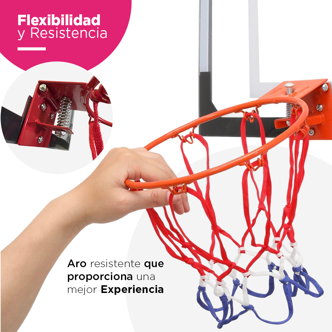 Foto 4 | Mini Canasta Basquetbol 18x12 Para Interior Puerta Niños