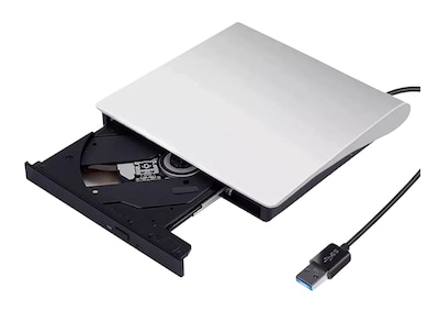 Foto 2 | Lectora y Grabadora de Cd Externa Belug con Usb color Blanco