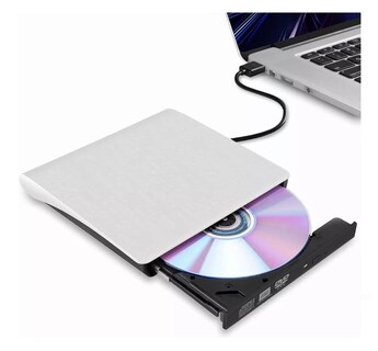 Foto 3 | Lectora y Grabadora de Cd Externa Belug con Usb color Blanco