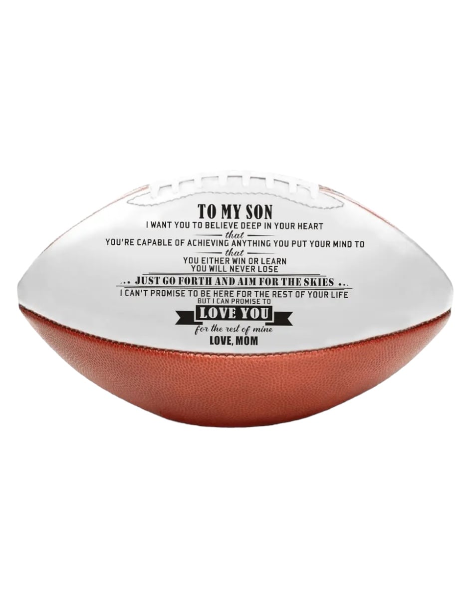 Balón para Futbol Americano con leyenda para mi Hijo $1,199