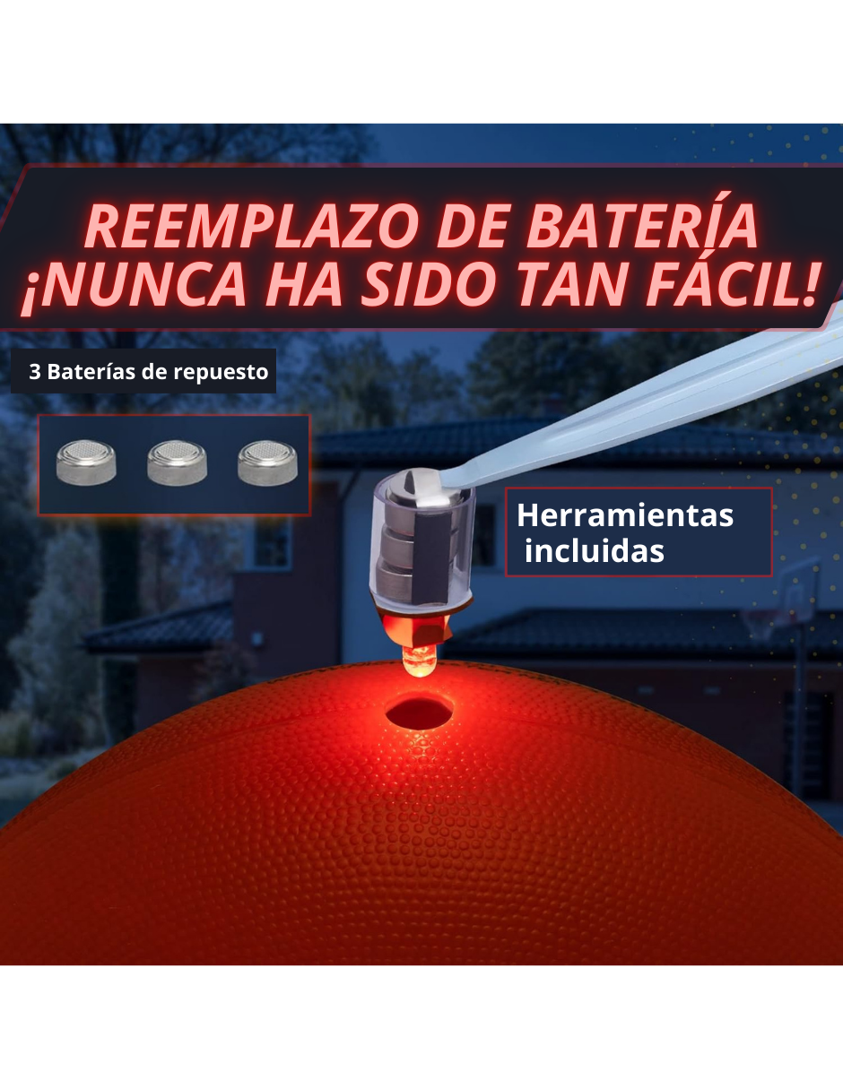 Foto 4 pulgar | Balón de Fútbol Nightmatch Americano Luz Led Premium con bomba