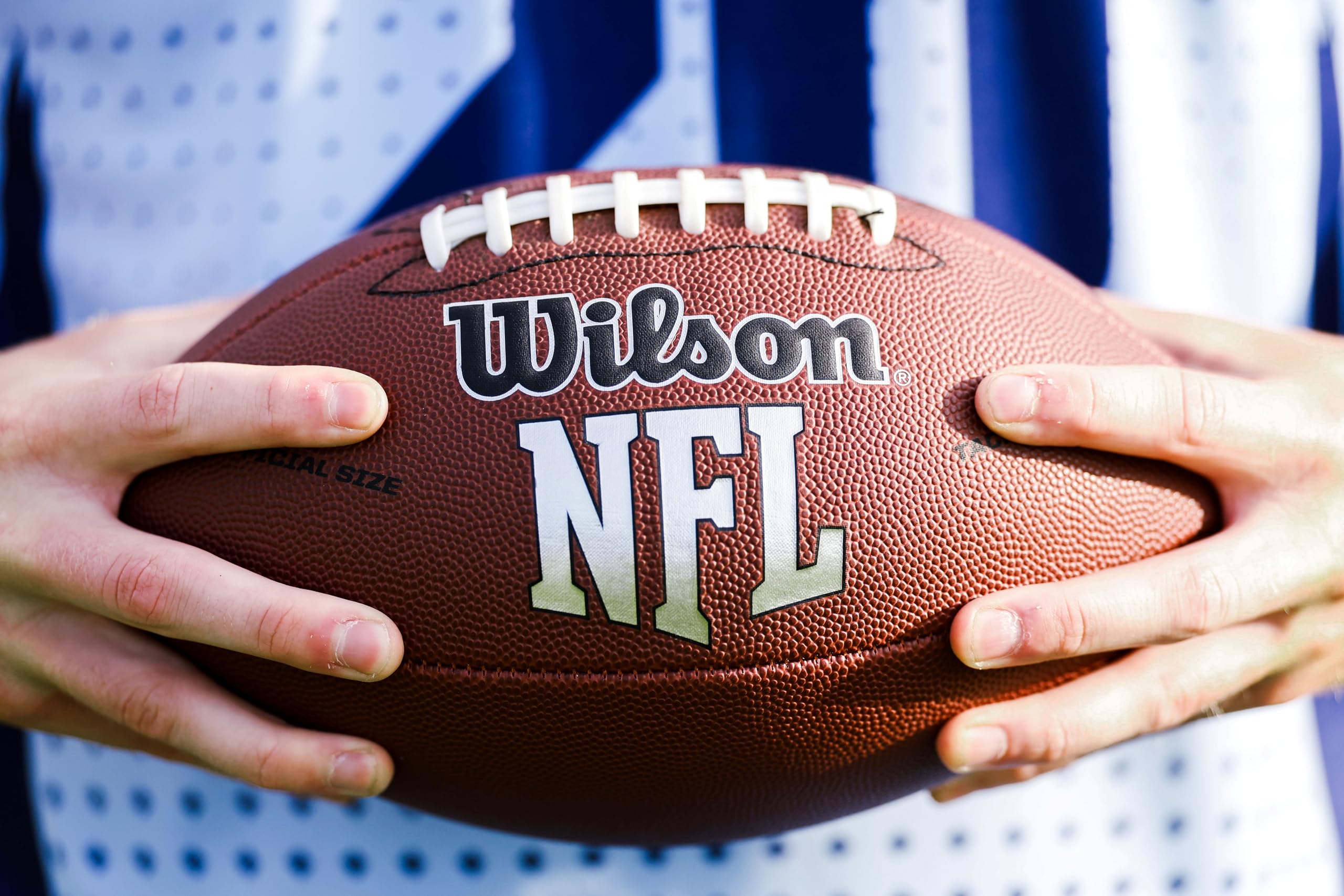 Foto 6 pulgar | Football Wilson, Mvp De La Nfl, Talla Junior, Marrón - Venta Internacional.
