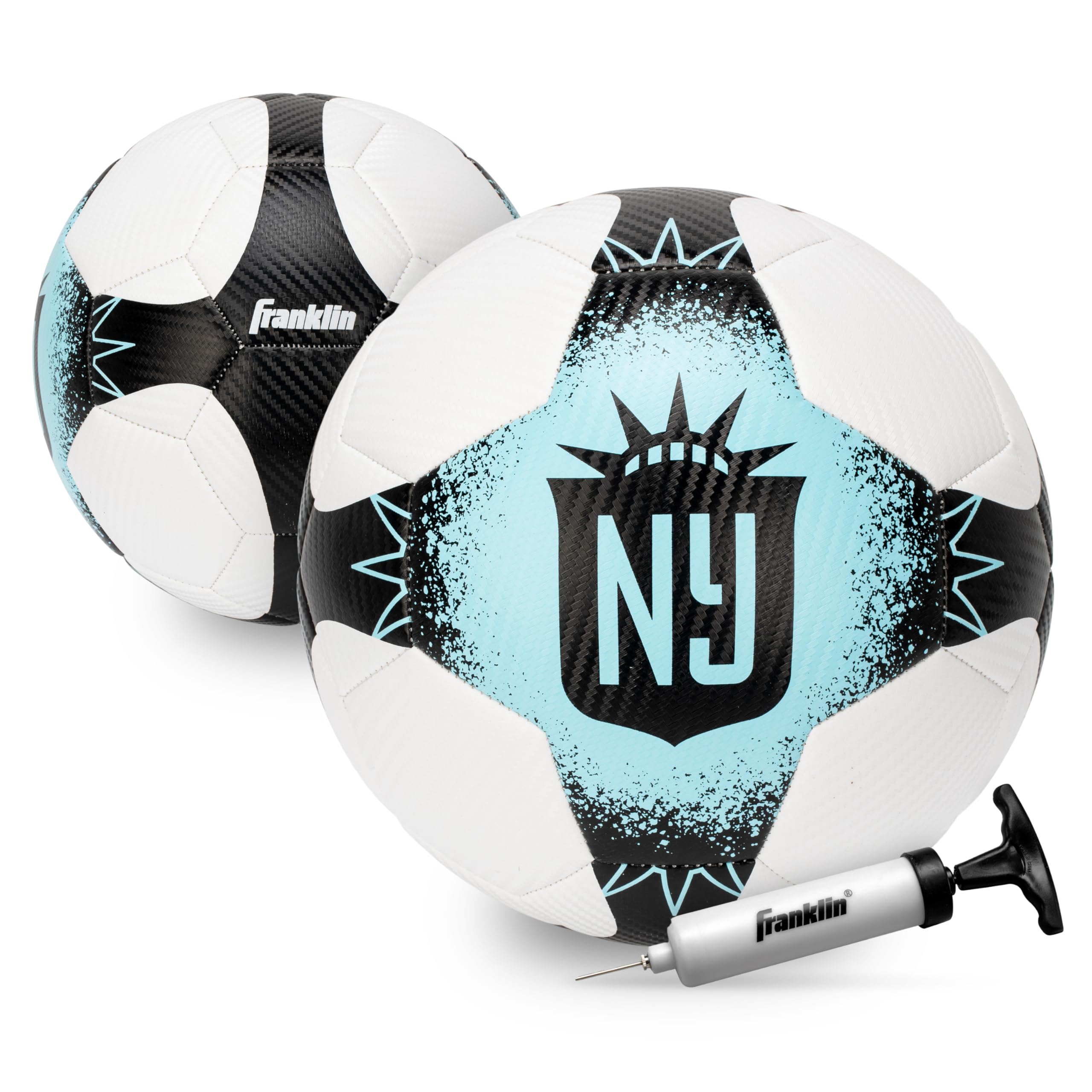 Balón De Fútbol Franklin Sports Nwsl Nj/ny Gotham Tamaño 5 Con Bomba - Venta Internacional.
