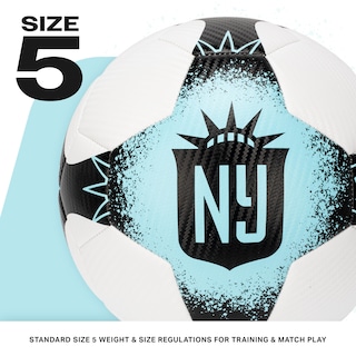 Foto 2 | Balón De Fútbol Franklin Sports Nwsl Nj/ny Gotham Tamaño 5 Con Bomba - Venta Internacional.