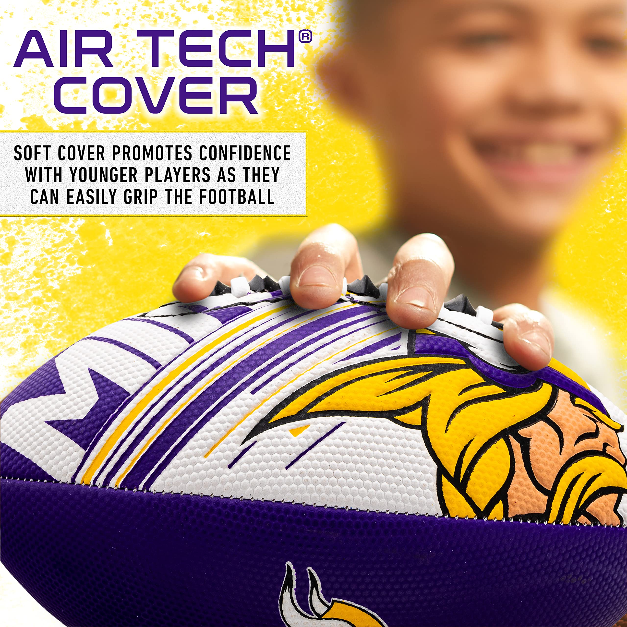 Foto 4 pulgar | Fútbol: Franklin Sports, Nfl, Minnesota Vikings, Juvenil - Venta Internacional.