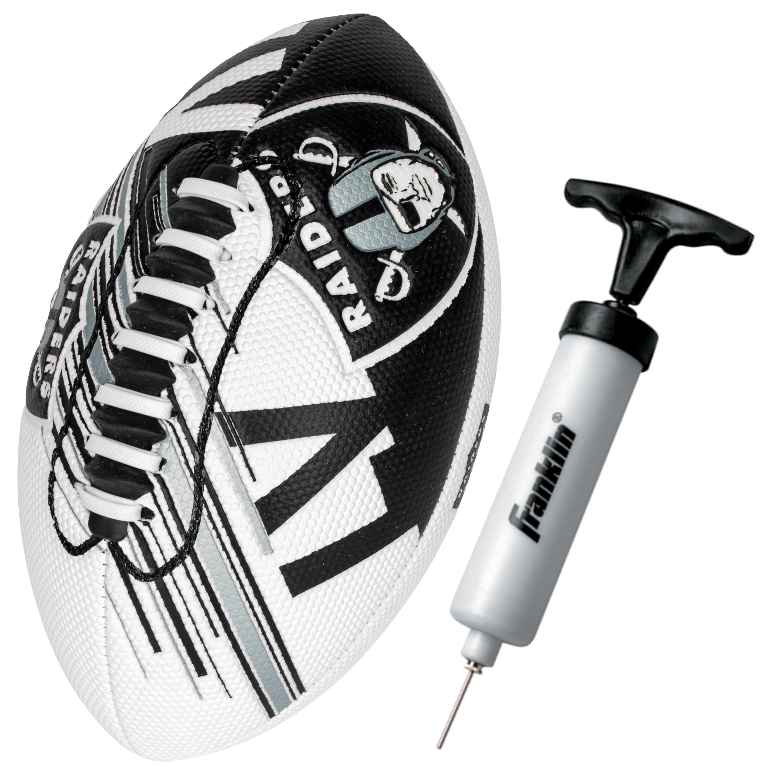 Foto 2 pulgar | Football Franklin Sports Los Vegas Raiders Juvenil 8.5 - Venta Internacional.
