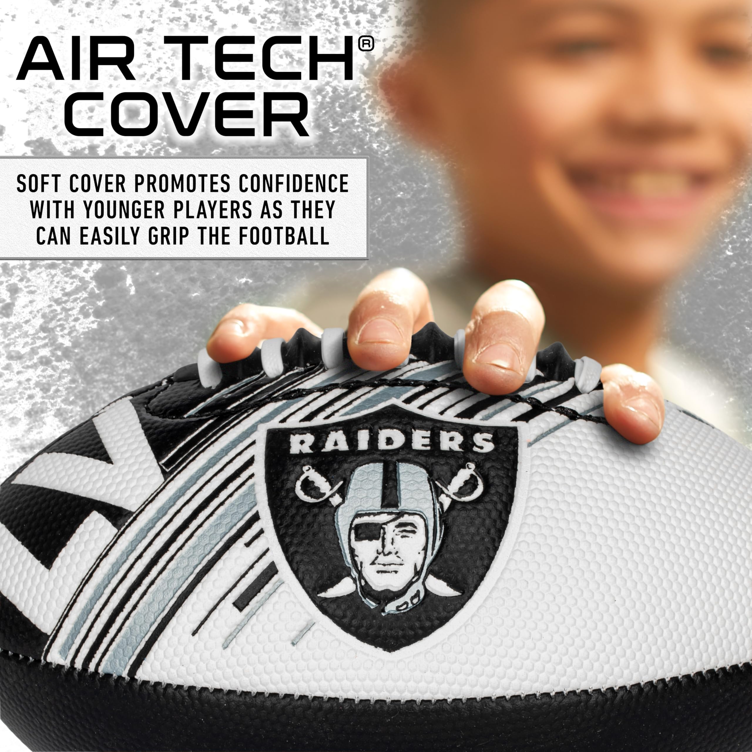 Foto 5 pulgar | Football Franklin Sports Los Vegas Raiders Juvenil 8.5 - Venta Internacional.