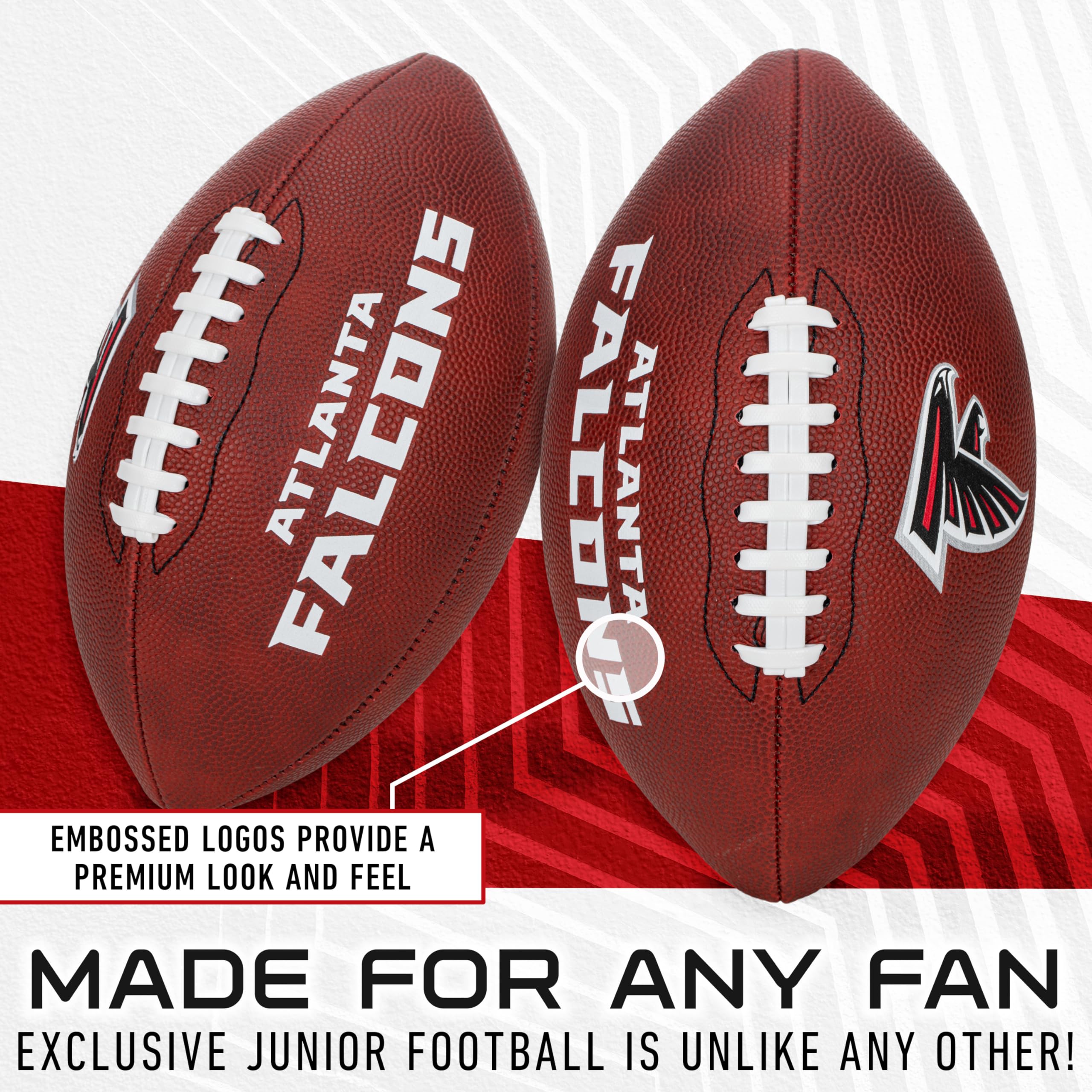 Foto 4 pulgar | Fútbol Americano Franklin Sports Nfl Atlanta Falcons, Talla Juvenil - Venta Internacional.