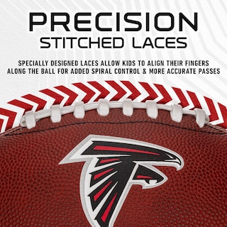 Foto 4 | Fútbol Americano Franklin Sports Nfl Atlanta Falcons, Talla Juvenil - Venta Internacional.