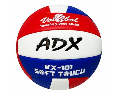 Foto 2 | Balón Voleibol Adx Playa Cosido A Maquina Rojo+ Bomba De Aire