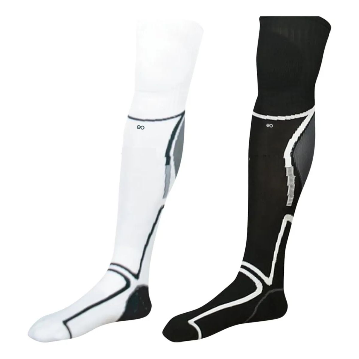 Foto 4 pulgar | Medias Portero Paquete 2 Pares Extra Larga Arriba Rodilla Eo Safe Imports Esi-19888 Multicolor